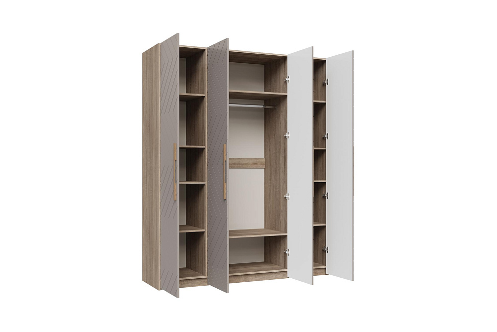 Шкаф Ньёрд 1800 дуб сонома / ива пепельная