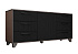 Комод Копенгаген венге / черный матовый