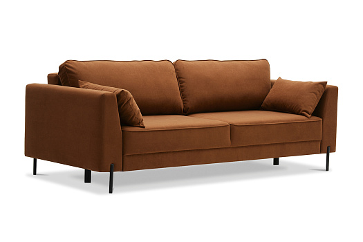 Диван еврокнижка Энгри терракотовый