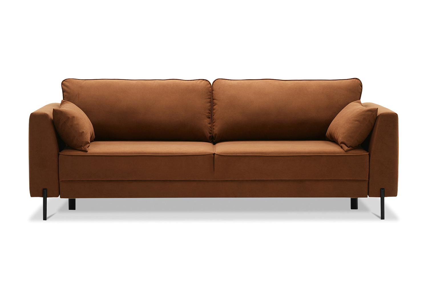 Диван еврокнижка Энгри терракотовый