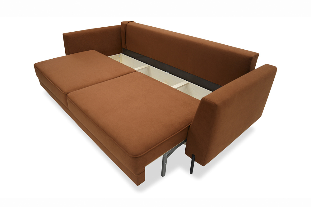 Диван еврокнижка Энгри терракотовый