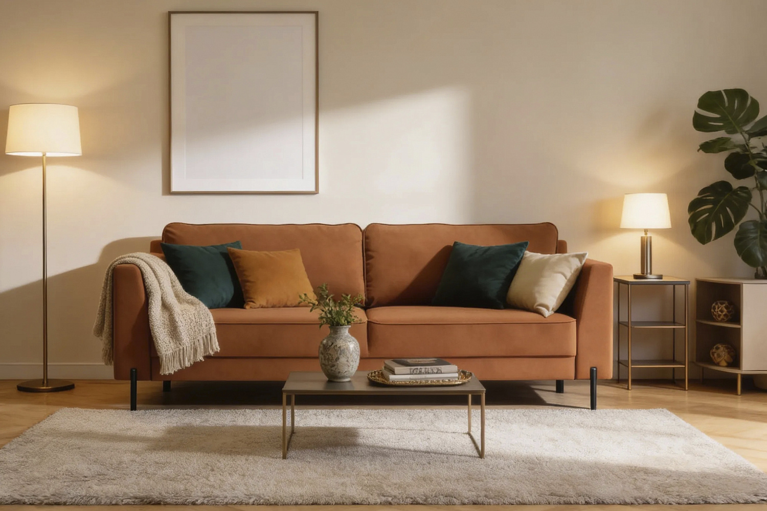 Диван еврокнижка Энгри терракотовый