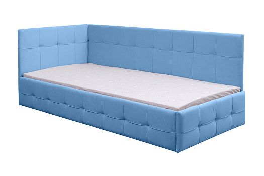 Кровать Банни голубая