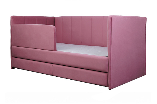 Кровать выдвижная Хагги пыльно-розовая