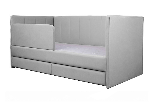 Кровать выдвижная Хагги серая