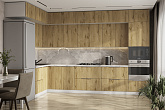 Модульная кухня Монора сердце дуба
