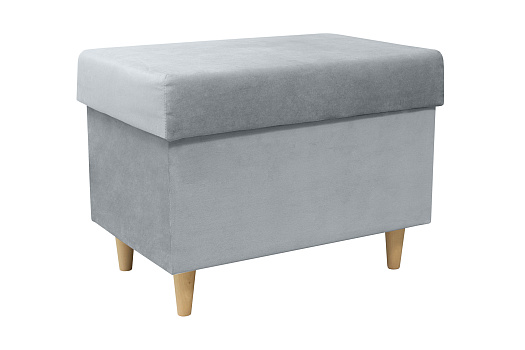 Пуф Стоун светло-серый