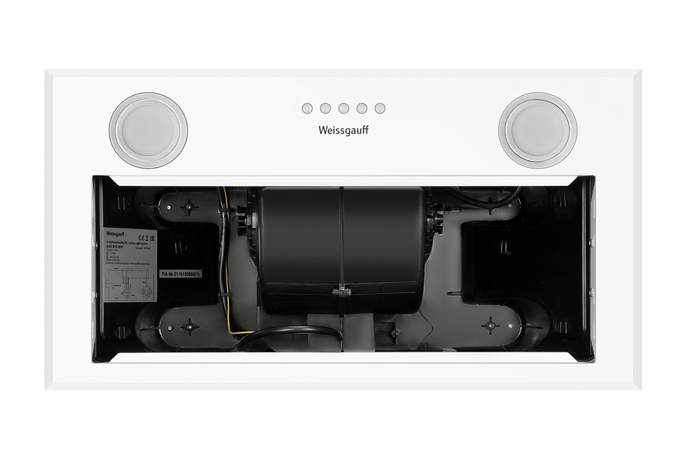 Встраиваемая вытяжка BOX 900 PB WH