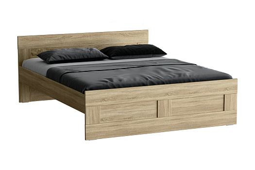 Кровать двуспальная Сириус сонома