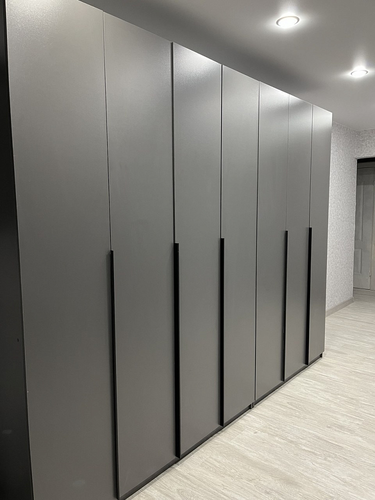 Шкаф 4-х створчатый Тивина графит серый