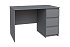 Письменный стол Кастор серый 3 ящика