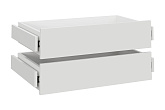 Комплект из 2-х ящиков для шкафа Тивина 1600 / 1200 / 800 белый