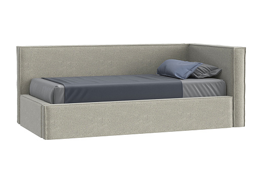 Кровать Токио шенилл бежевый лен