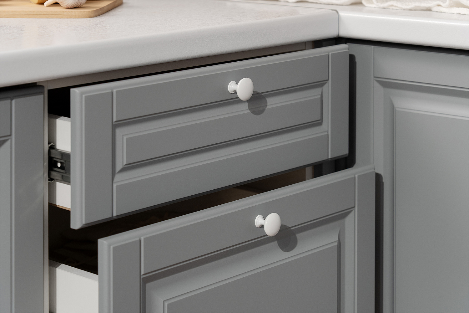 Модульная кухня Калеста серебряный песок