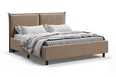 Кровать двуспальная Сия коричневая