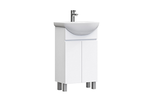 Тумба с раковиной Flint 500-2-0 белая