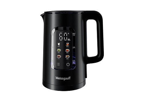 Чайник электрический Weissgauff WK 1500 Db touch body cool черный