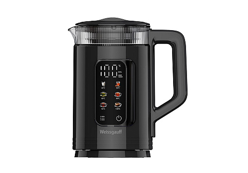 Чайник электрический Weissgauff WK 1540 EasyFill Db touch body cool черный