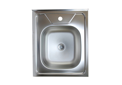 Мойка накладная из нержавеющий стали 50х60 см матовая