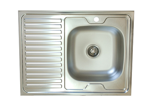 Мойка накладная из нержавеющий стали 80х60 см матовая