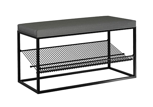 Обувница Крафт 1 черный муар / графит