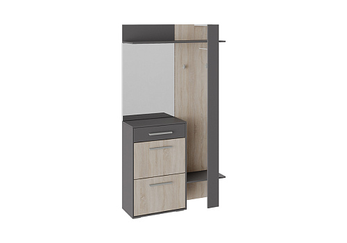 Прихожая Нуар фон серый / дуб сонома