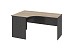 Угловой письменный стол Успех-2 1.6 м венге цаво / дуб сонома