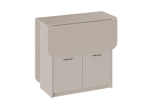 Стол-книжка Визит ясень шимо / фон бежевый