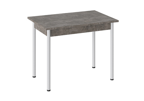 Стол Родос тип 1 белый муар / ателье темное