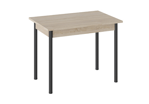 Стол Родос тип 1 черный муар / дуб сонома