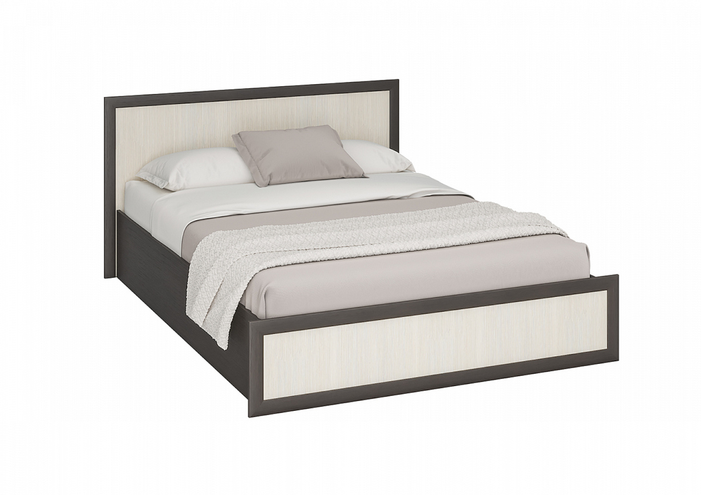 Кровать Модерн 160х200 венге/лоредо
