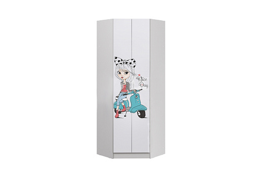 Шкаф угловой Вега FASHION-1 белый