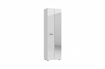 Шкаф 2-дверный Gloss белый глянец / белый бриллиант