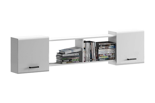 Антресоль Вега NEW белый глянец / белый