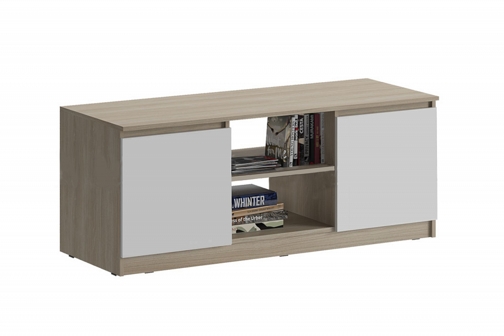 ТВ-тумба Челси белый глянец / дуб сонома купить в Санкт-Петербурге по ...