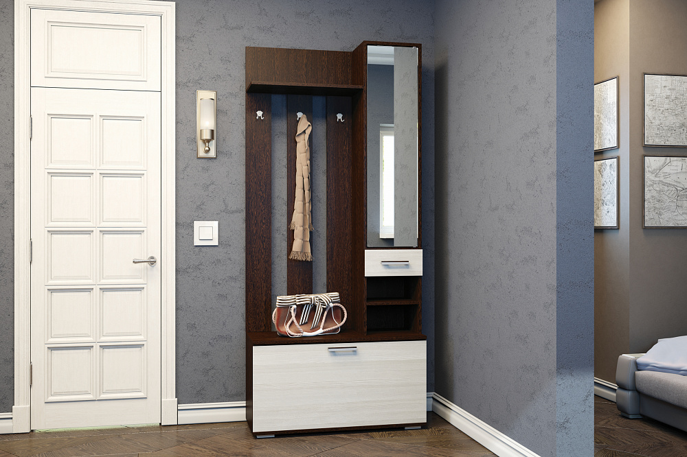 Модульная прихожая Ника лоредо / венге