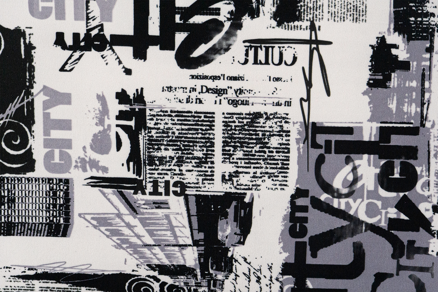 Диван выкатной Вена серый / принт Сити