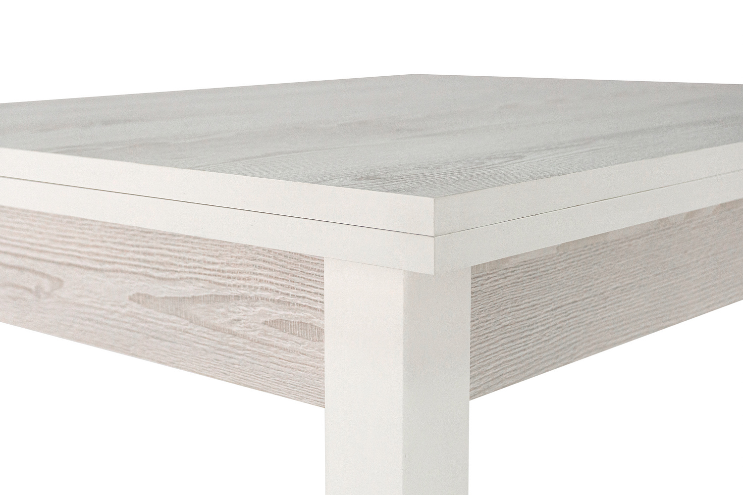 Стол Боровичи-мебель стол обеденный раскладной белый / сосна белая