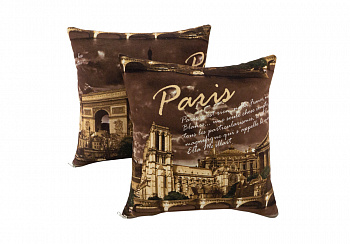 Комплект подушек коричневый Париж