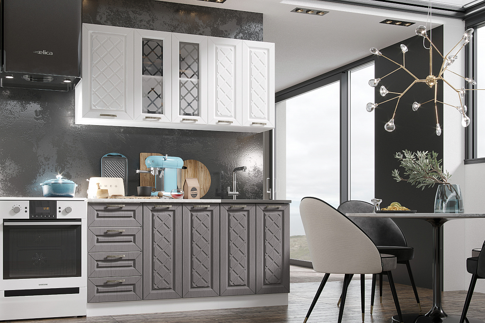 Кухня Агава 1.6 м акация белая / трюфель купить в Нижнем Новгороде по ...