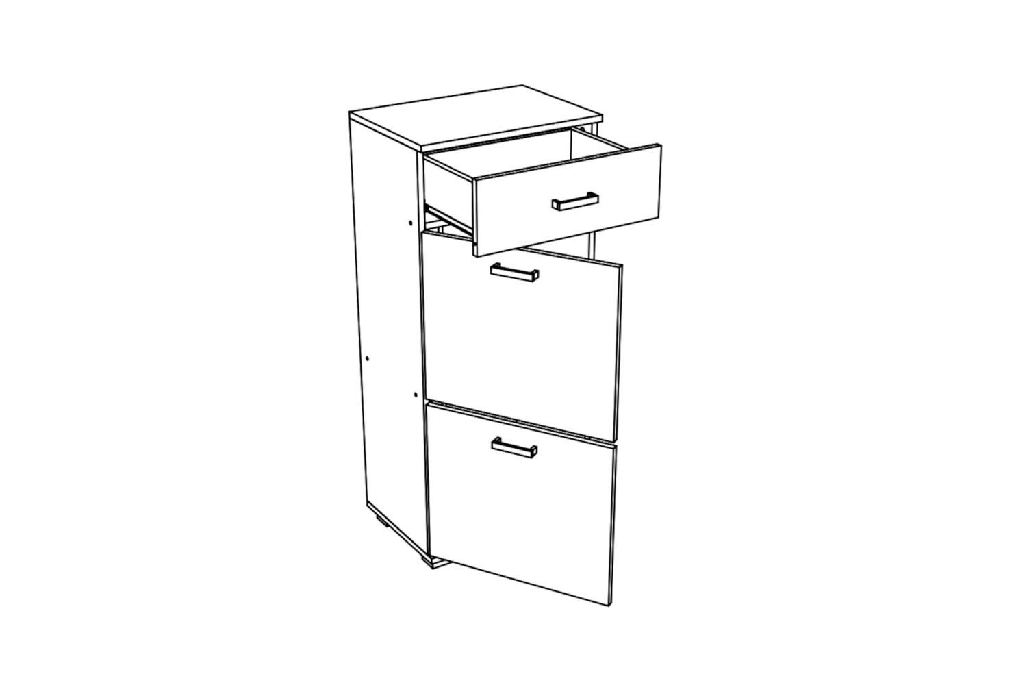 Тумба высокая Ника лоредо / венге