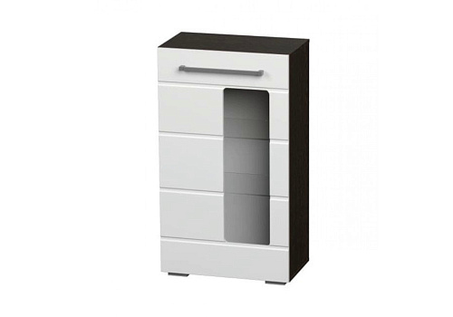 Пенал Милан венге / белый глянец