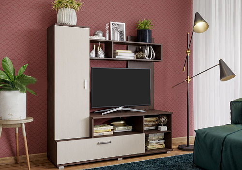 Гостиная Мини венге / дуб беленый