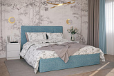 Кровать Диана бирюзовая