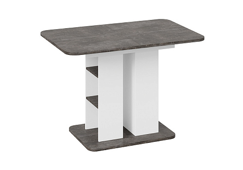 Стол обеденный Мюнхен тип 2 белый ясень / ателье темный