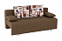 Диван еврокнижка Куба-2 коричневый