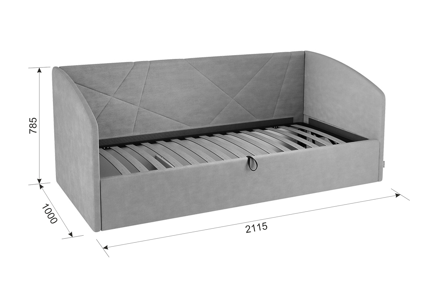 Софа Квест светло-коричневая