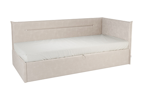 Кровать Альба 0.9 м кремовая