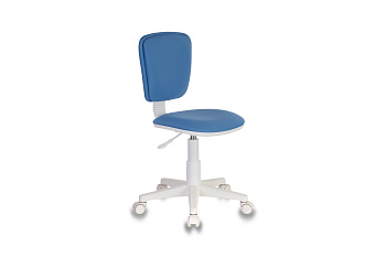 Кресло детское Бюрократ CH-W204NX темно-голубое