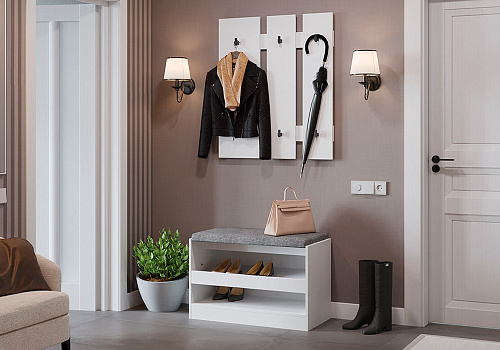 Прихожая Агата №1 белая